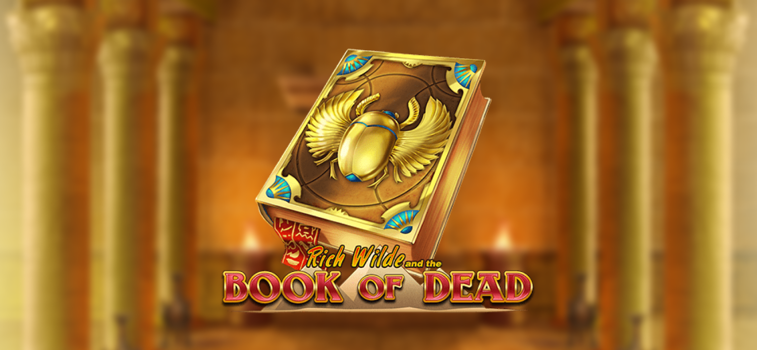 Logo des Online Slots Book of Dead