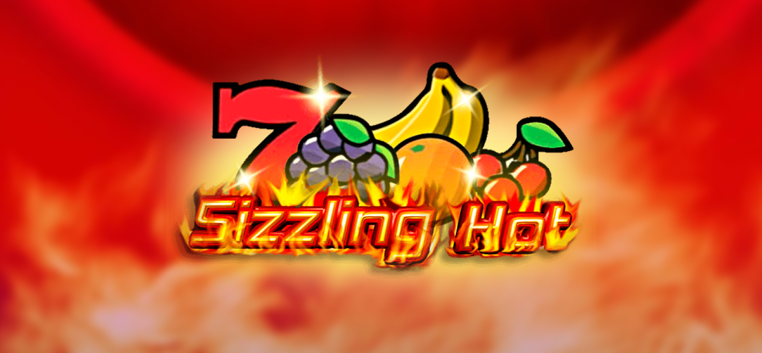 Logo des Online Slots Sizzling Hot
