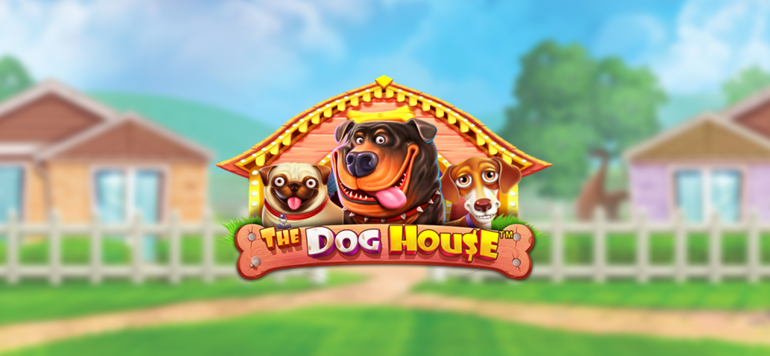 Logo des Online Slots The Dog House