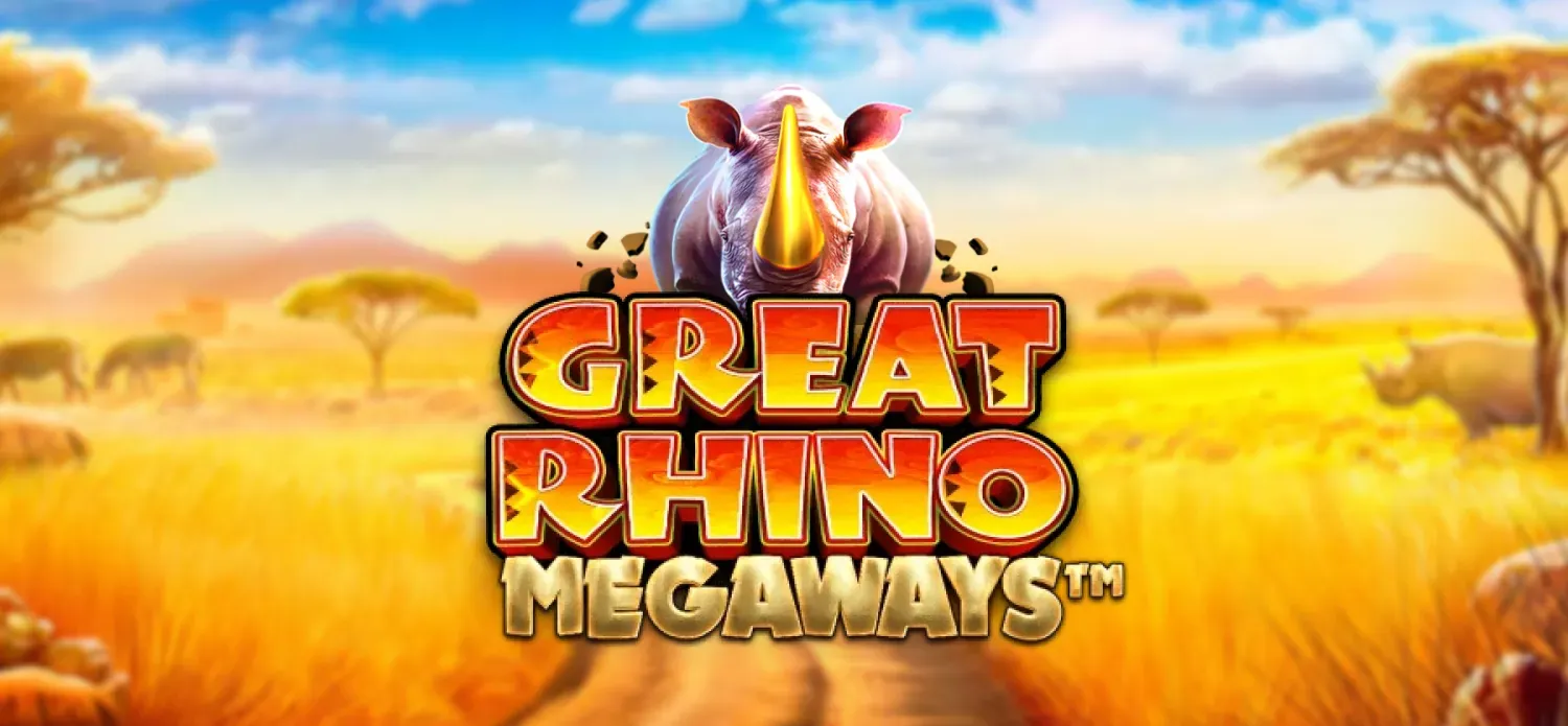 Online Slot Logo von Great Rhino Megaways